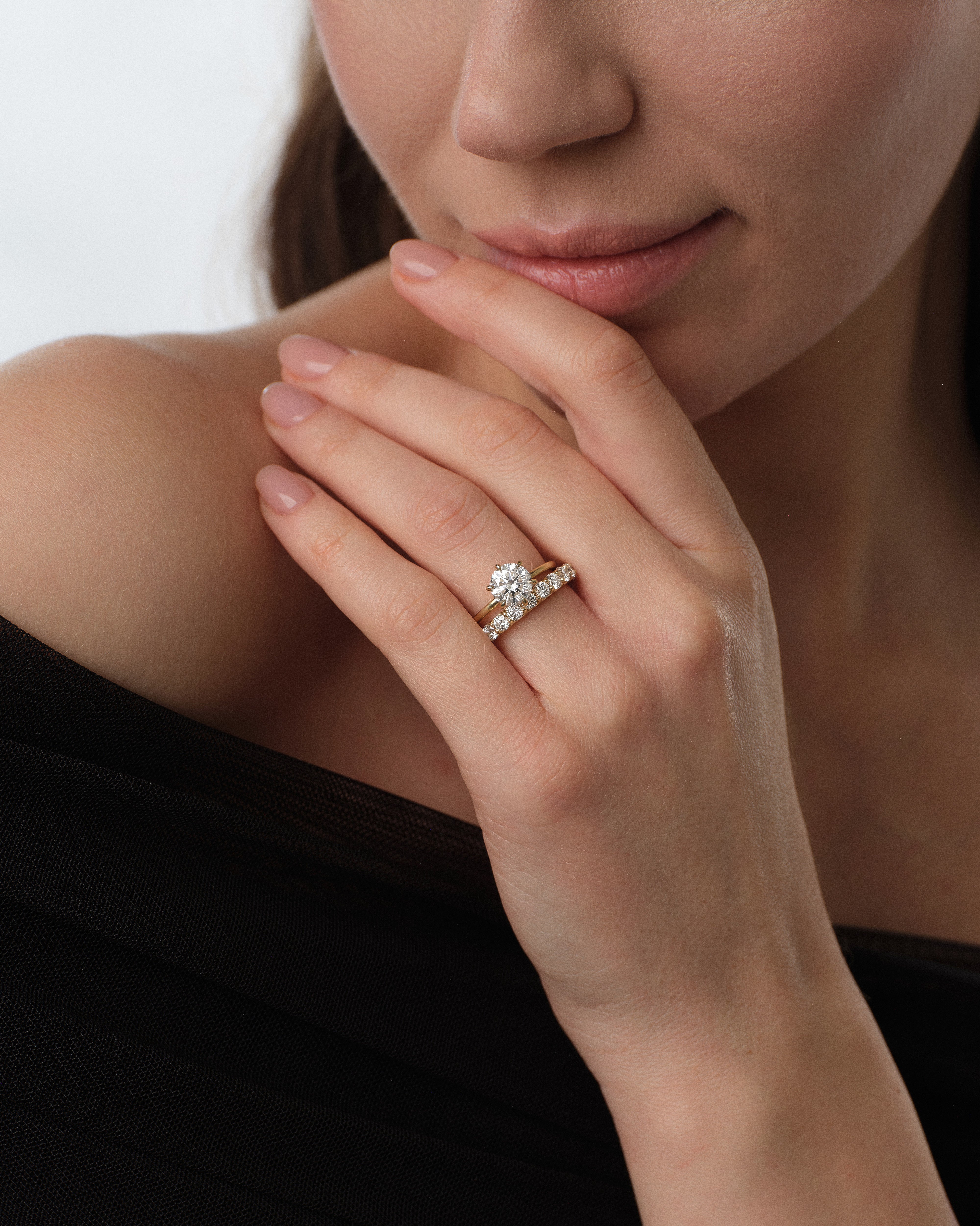 6-Prong Solitaire Round Cut Lab Grown Diamond Engagement Ring (1.50 CT)