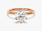 6-Prong Solitaire Round Cut Diamond Engagement Ring (2.00 CT)