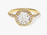 Round Cut Diamond Round Halo Engagement Ring (1.50 CT)