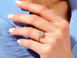 Round Cut Lab Grown Diamond Round Halo Engagement Ring (1.00 CT)