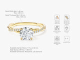 Twist Moissanite Engagement Ring (1.00 CT)