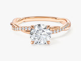 Twist Moissanite Engagement Ring (1.00 CT)