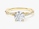 Twist Moissanite Engagement Ring (1.00 CT)