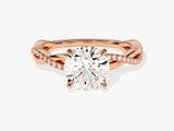 Twist Diamond Engagement Ring (1.50 CT)