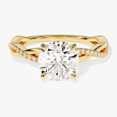 Twist Lab Grown Diamond Engagement Ring (1.50 CT)