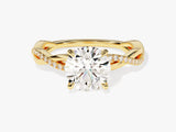 Twist Diamond Engagement Ring (1.50 CT)