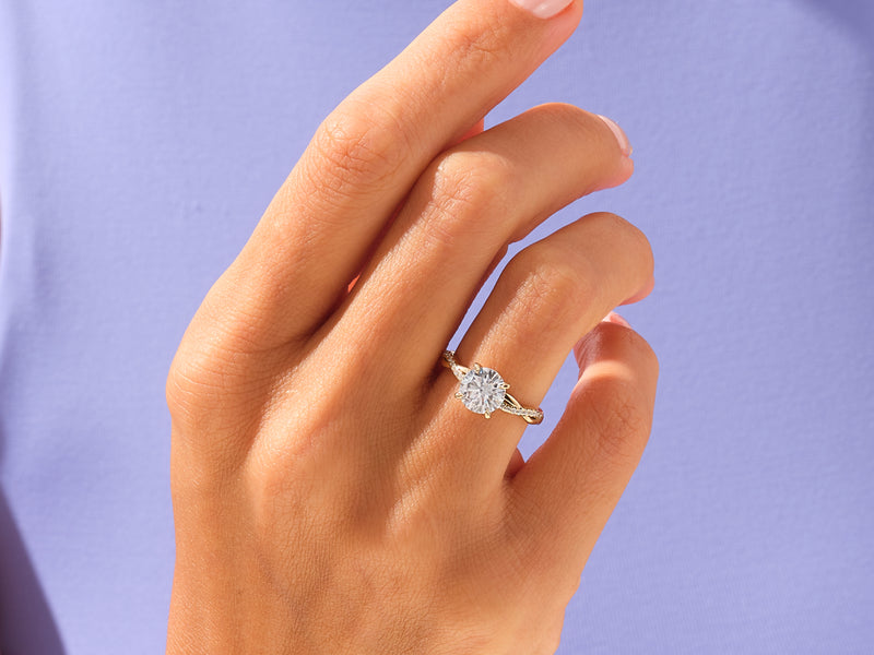 Twist Lab Grown Diamond Engagement Ring (1.50 CT)