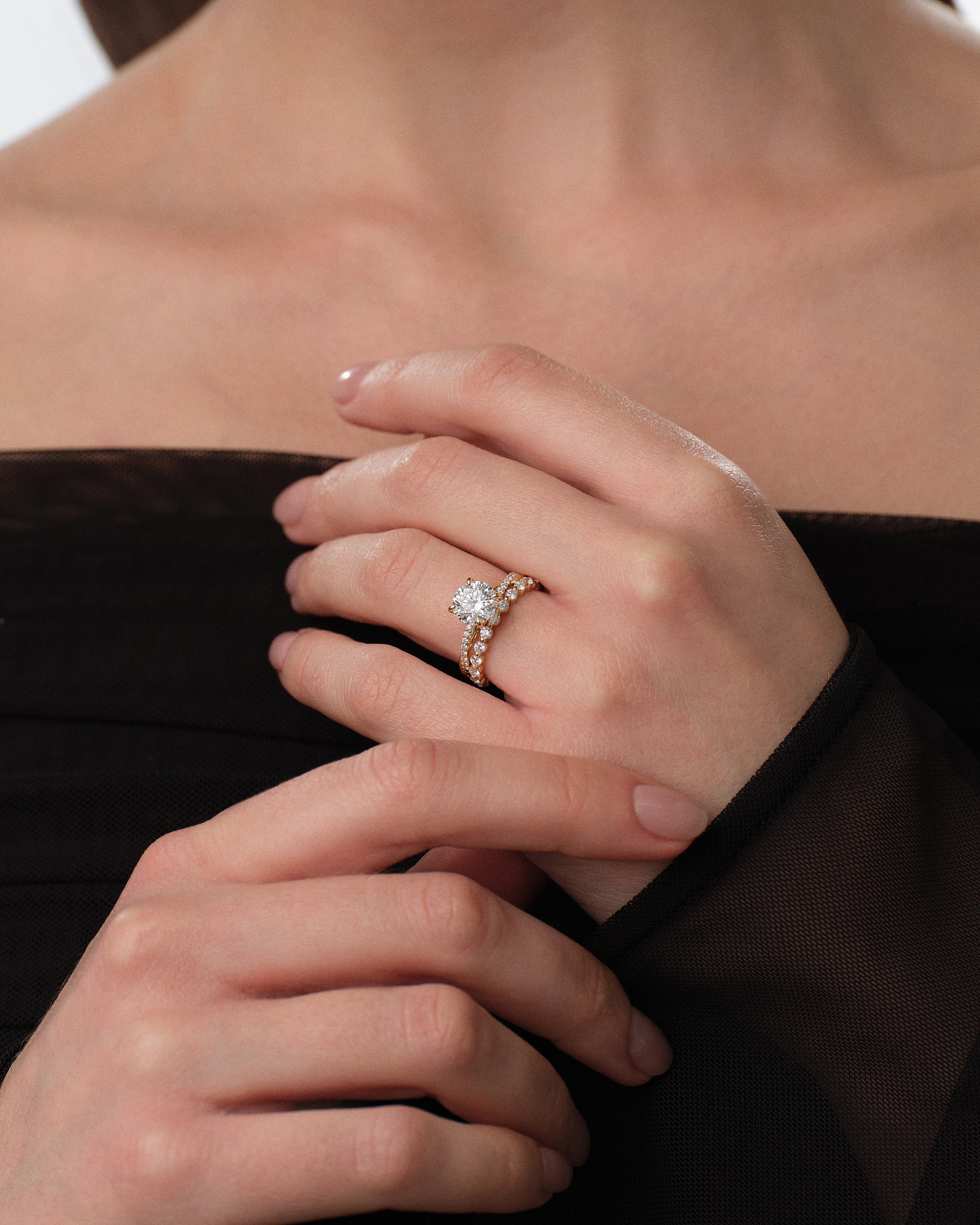 Twist Lab Grown Diamond Engagement Ring (1.50 CT)