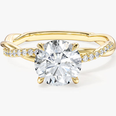 Twist Lab Grown Diamond Engagement Ring (1.50 CT)