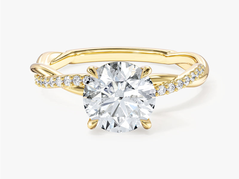 Twist Lab Grown Diamond Engagement Ring (1.50 CT)