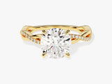 Twist Diamond Engagement Ring (2.00 CT)