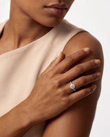 Twist Moissanite Engagement Ring (3.00 CT)