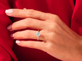 Twist Moissanite Engagement Ring (3.00 CT)