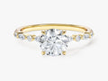 Alternating Marquise Sidestone Lab Grown Diamond Engagement Ring (1.00 CT)