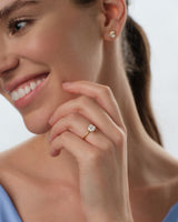 Cushion Cut Solitaire Lab Grown Diamond Engagement Ring (1.50 CT)