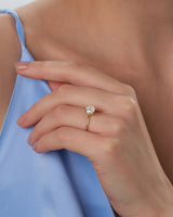Cushion Cut Solitaire Lab Grown Diamond Engagement Ring (1.50 CT)