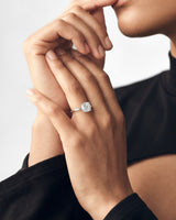 Cushion Cut Solitaire Lab Grown Diamond Engagement Ring (3.00 CT)