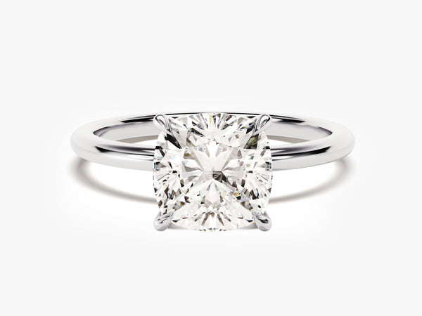 Cushion cut diamond engagement ring, fine jewelry