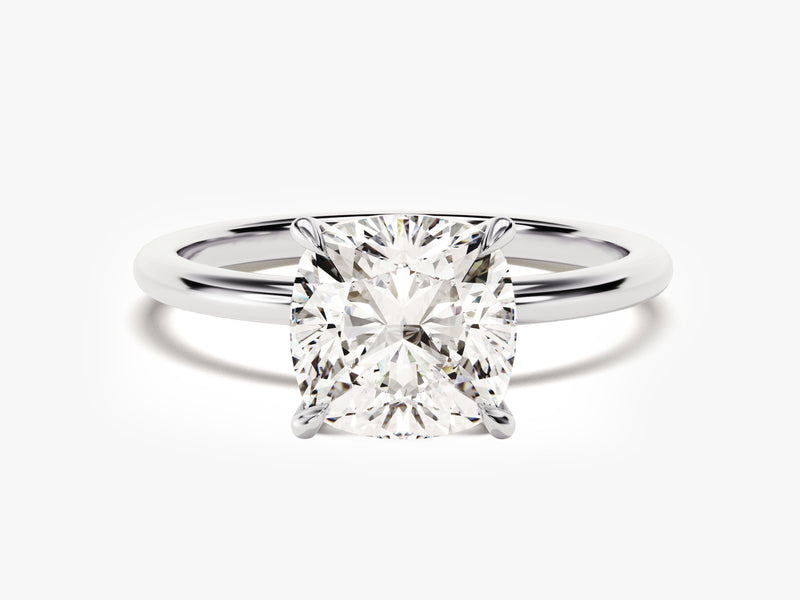 Cushion cut diamond engagement ring, fine jewelry