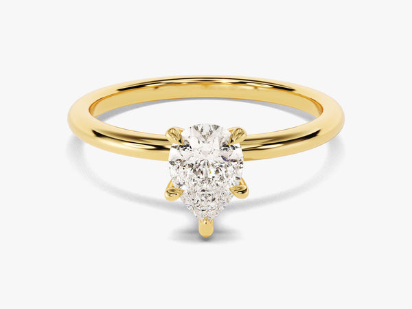 Pear Cut Solitaire Diamond Engagement Ring (1.00 CT)