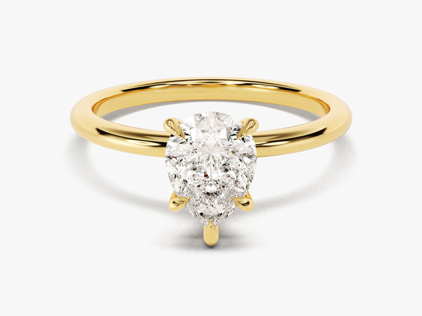 Pear Cut Solitaire Diamond Engagement Ring (1.50 CT)