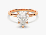 Pear Cut Solitaire Lab Grown Diamond Engagement Ring (2.00 CT)