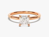 Asscher Cut Solitaire Lab Grown Diamond Engagement Ring (1.00 CT)