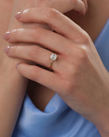 Asscher Cut Solitaire Lab Grown Diamond Engagement Ring (1.50 CT)