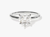 Heart Cut Solitaire Moissanite Engagement Ring (1.50 CT)