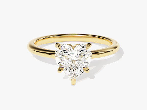 Heart Cut Solitaire Diamond Engagement Ring (1.50 CT)