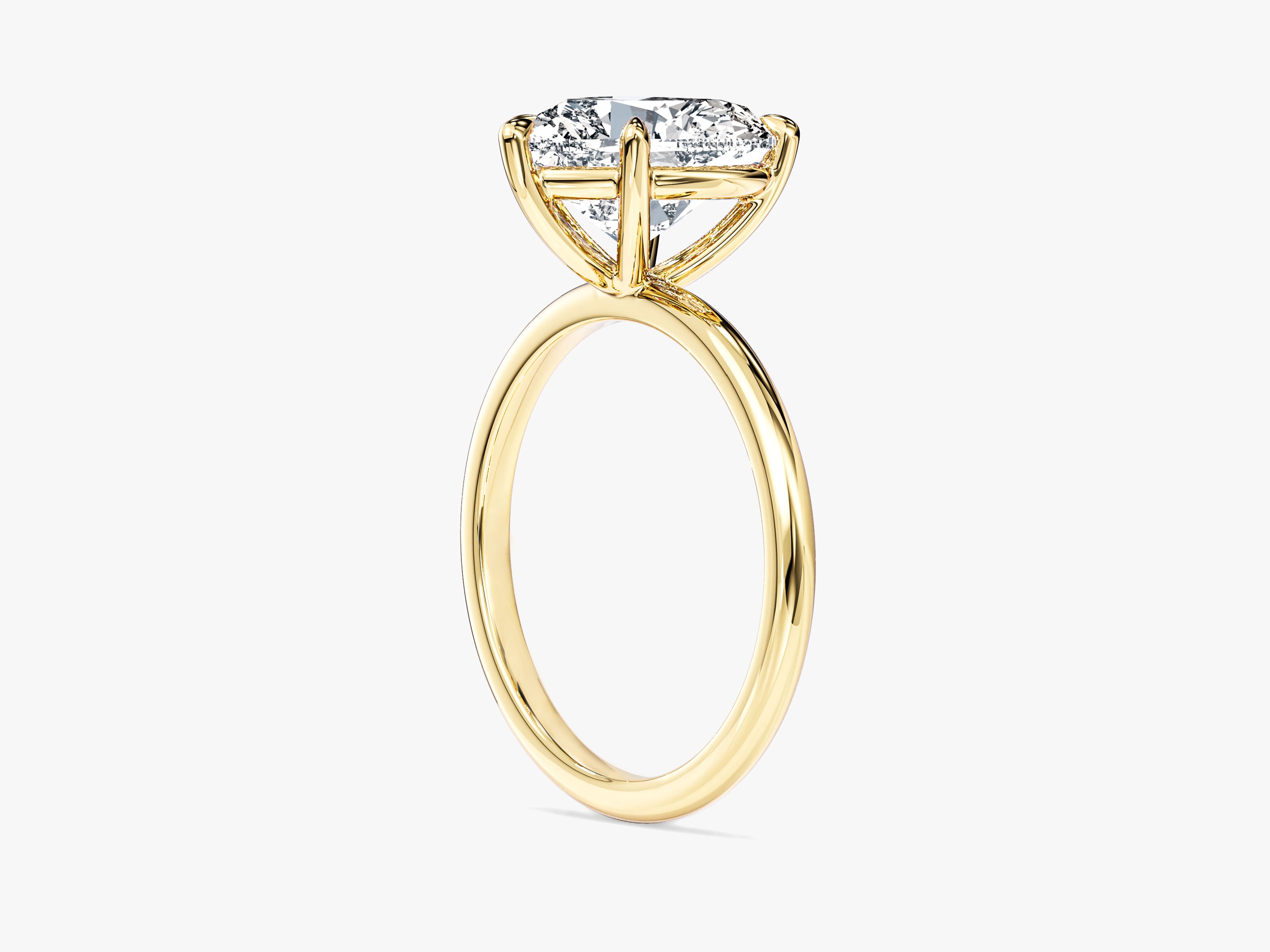 Heart Cut Solitaire Moissanite Engagement Ring (3.00 CT)