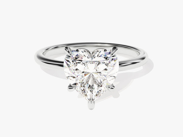 Heart-shaped diamond engagement ring from jewelry firm