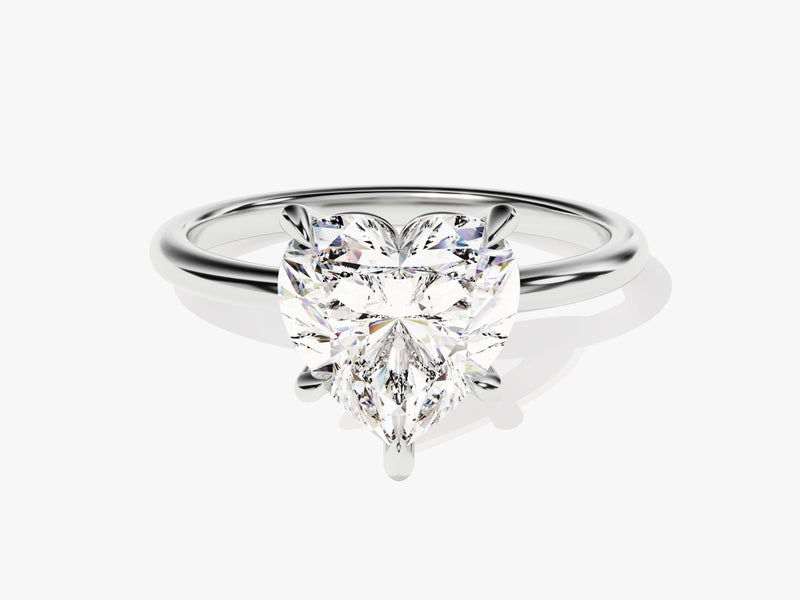 Heart-shaped diamond engagement ring from jewelry firm