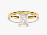 Radiant Cut Solitaire Moissanite Engagement Ring (1.00 CT)