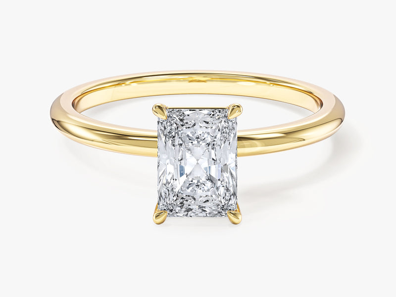 Radiant Cut Solitaire Lab Grown Diamond Engagement Ring (1.00 CT)
