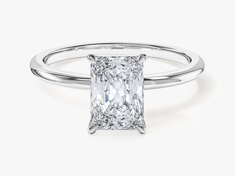 Radiant Cut Solitaire Moissanite Engagement Ring (1.50 CT)