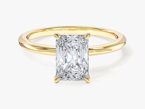 Radiant Cut Solitaire Moissanite Engagement Ring (1.50 CT)