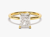 Radiant Cut Solitaire Lab Grown Diamond Engagement Ring (2.00 CT)