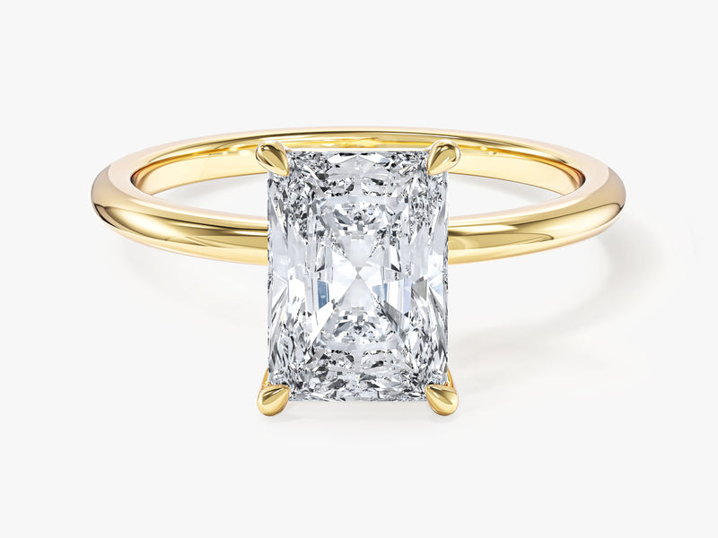 Radiant Cut Solitaire Lab Grown Diamond Engagement Ring (2.00 CT)