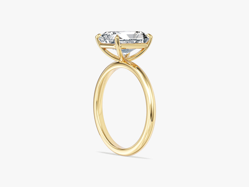 Radiant Cut Solitaire Moissanite Engagement Ring (3.00 CT)