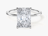 Radiant Cut Solitaire Moissanite Engagement Ring (3.00 CT)