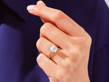 Marquise Cut Solitaire Moissanite Engagement Ring (3.00 CT)