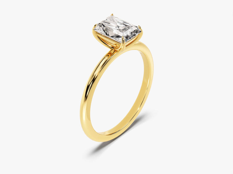 Radiant Cut Solitaire Lab Grown Diamond Engagement Ring (1.50 CT)