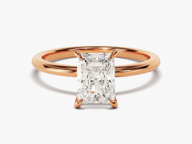 Radiant Cut Solitaire Diamond Engagement Ring (1.50 CT)