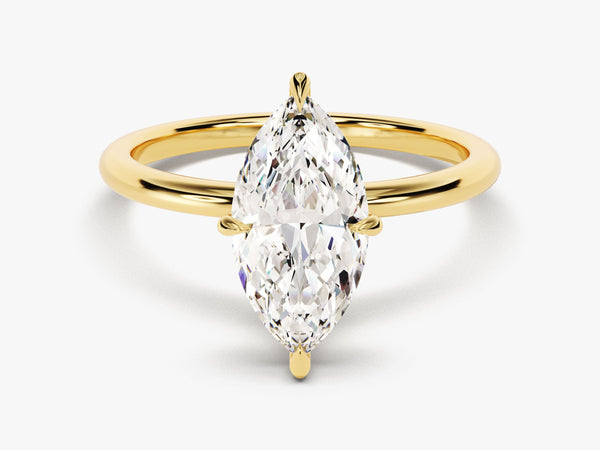 Marquise Cut Solitaire Diamond Engagement Ring (2.00 CT)