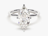 Marquise diamond engagement ring, fine jewelry, luxury gemstone