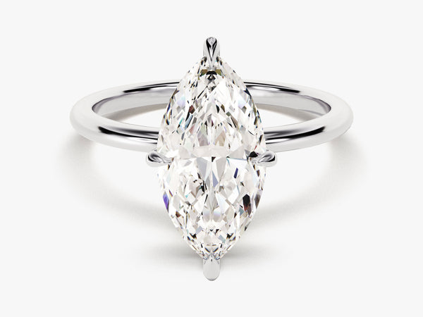 Marquise diamond engagement ring, fine jewelry, luxury gemstone