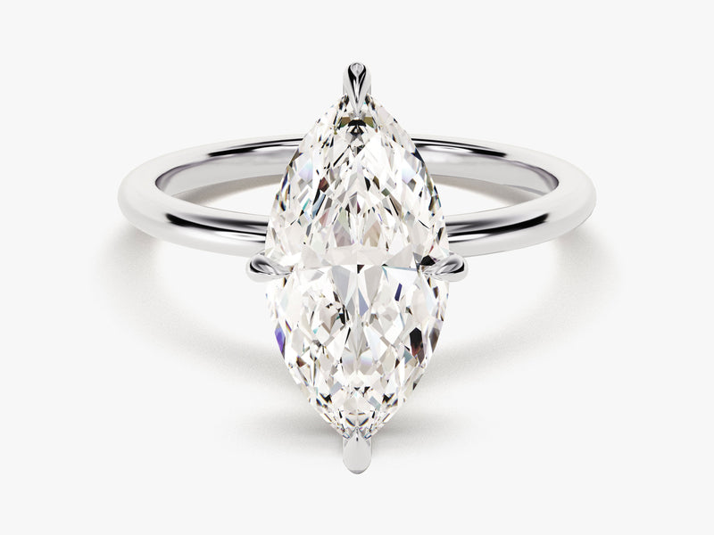 Marquise diamond engagement ring, fine jewelry, luxury gemstone