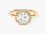 Round Halo Diamond Engagement Ring (2.00 CT)