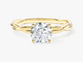 Twisted Solitaire Lab Grown Diamond Engagement Ring (1.00 CT)